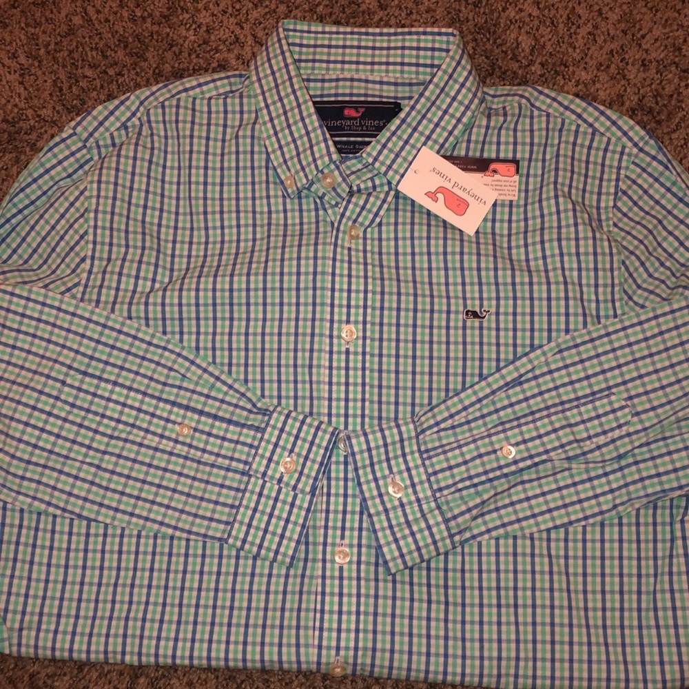 Vineyard Vines youth boys button down collared top